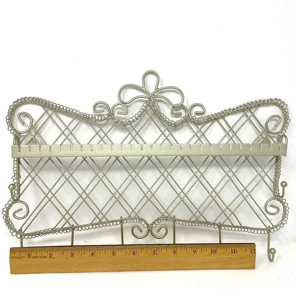 Jewelry holder, metal, silver tone, NWOT - Picture 6 of 6